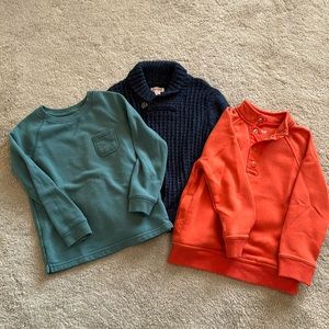 One Sweater & Two Sweatshirts